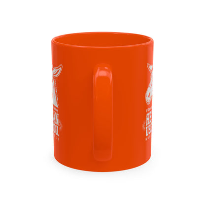 Donkey Wisdom Christian Multicolor Ceramic Mug — "If God Can Use A Donkey, He Can Use You" Faith & Farmhouse Coffee Cup