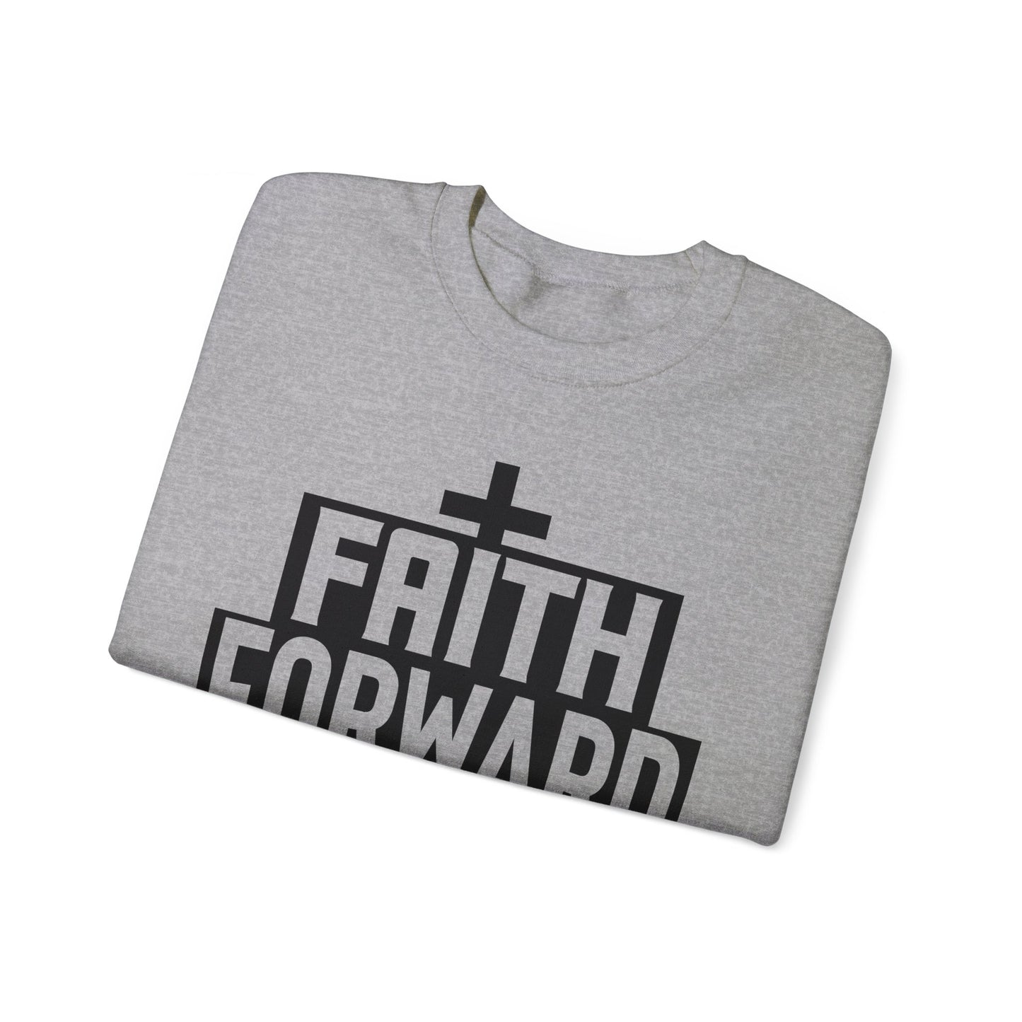 Faith Forward  Unisex Heavy Blend™ Crewneck Christian Sweatshirt