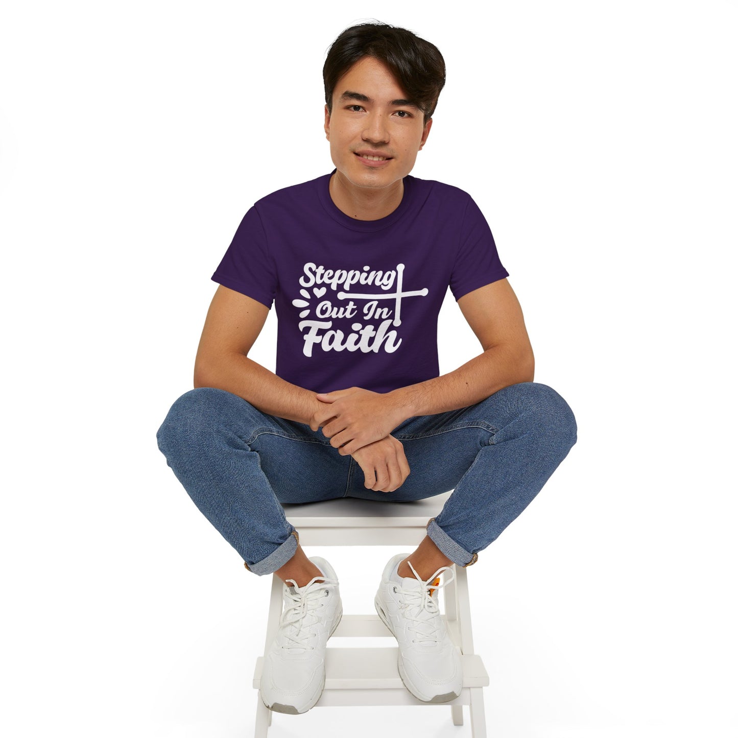 STEPPING OUT IN FAITH Unisex Christian Ultra Cotton Tee Printify