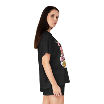 Do Not Disturb Communing with God Women's Short Pajama Set - ClaimedbyGodDesigns