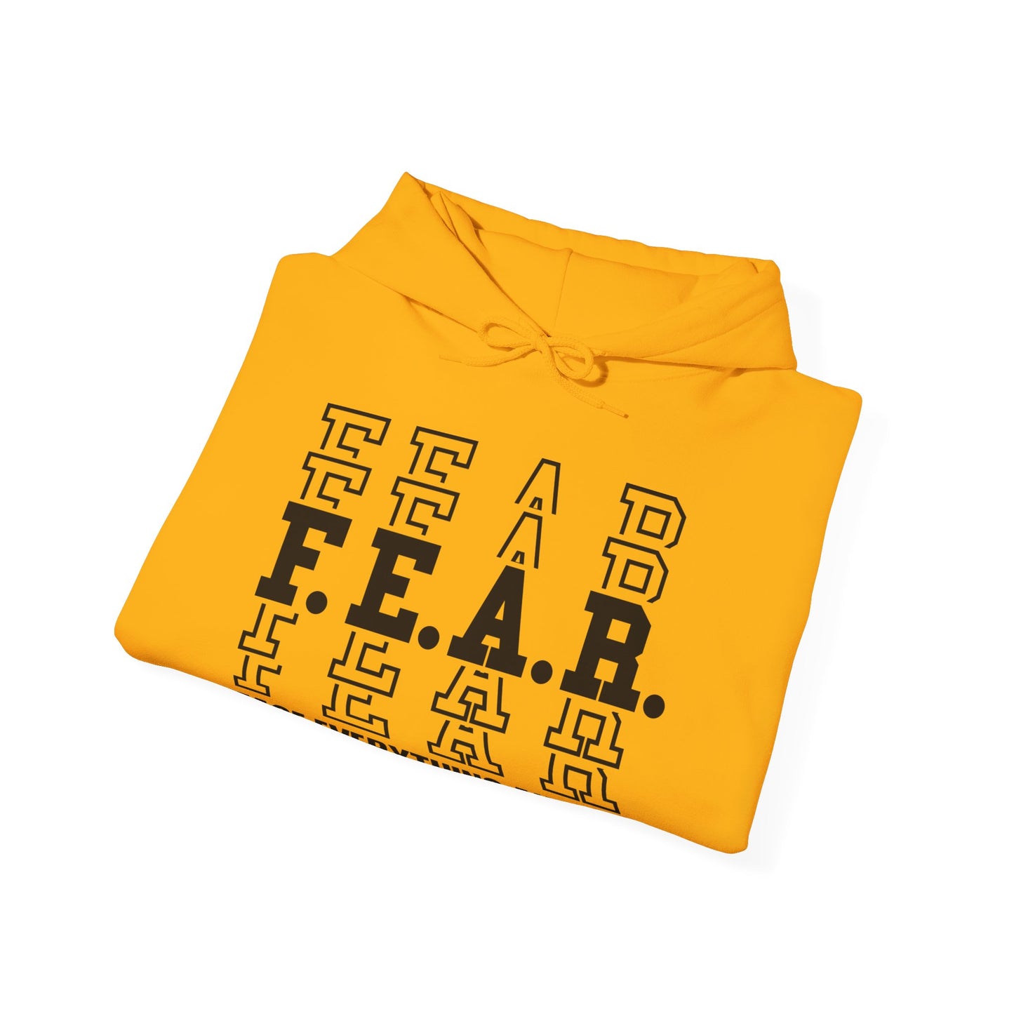 FEAR Face Everything And Rise Unisex Christian Hooded Pullover Sweatshirt