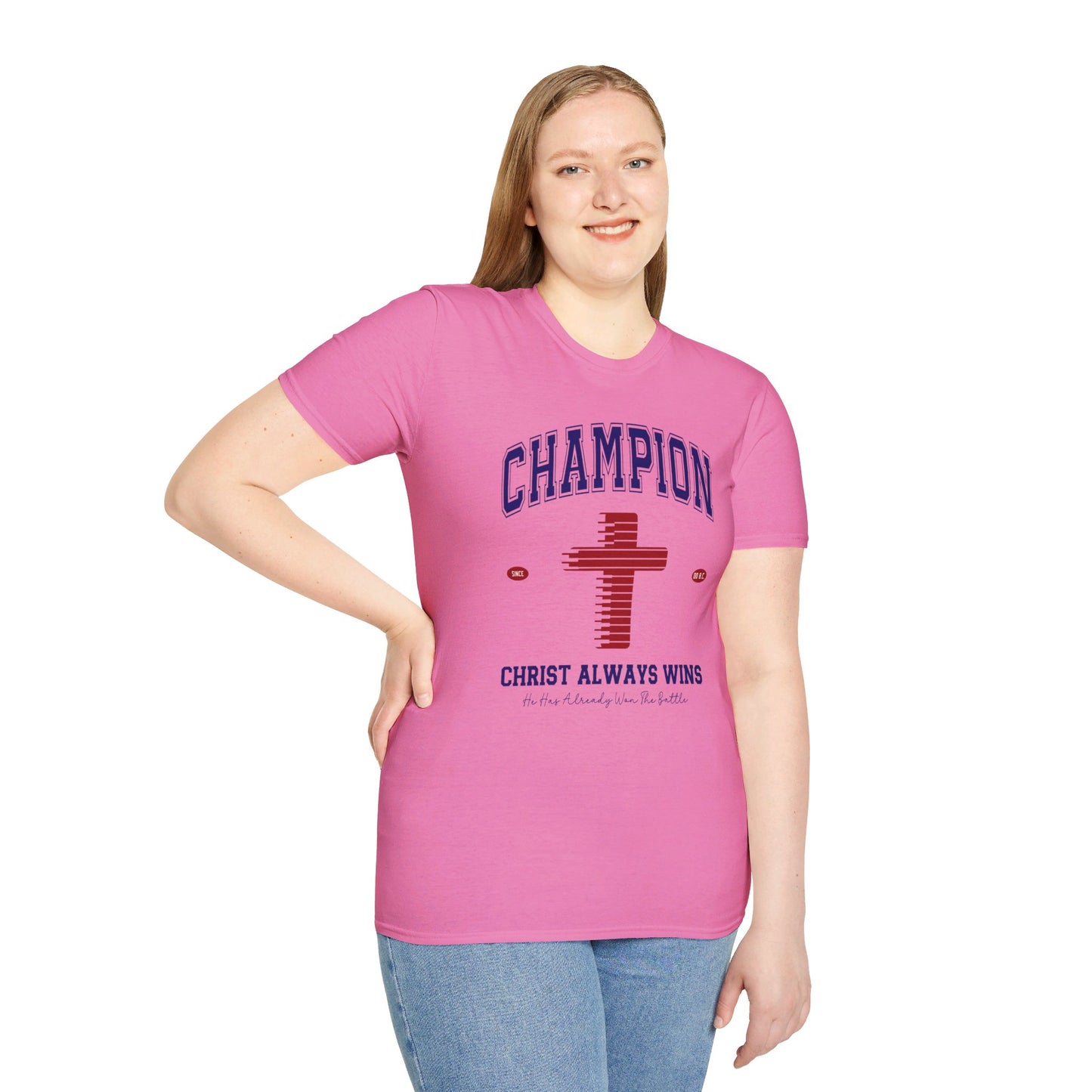 Champion Christ Always Wins Unisex Christian T-shirt