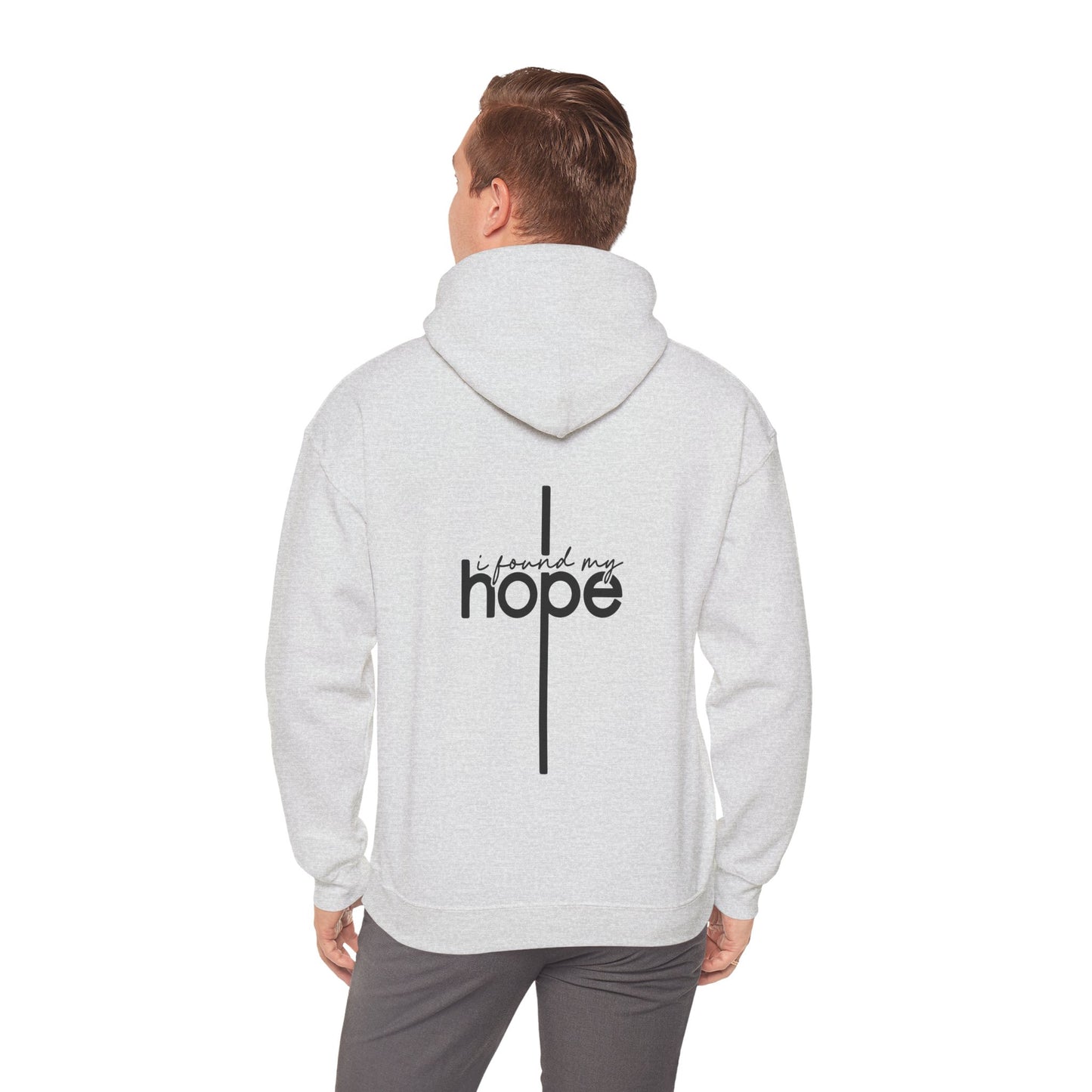 Jesus I Found My Hope  Unisex Christian Hooded Pullover Sweatshirt