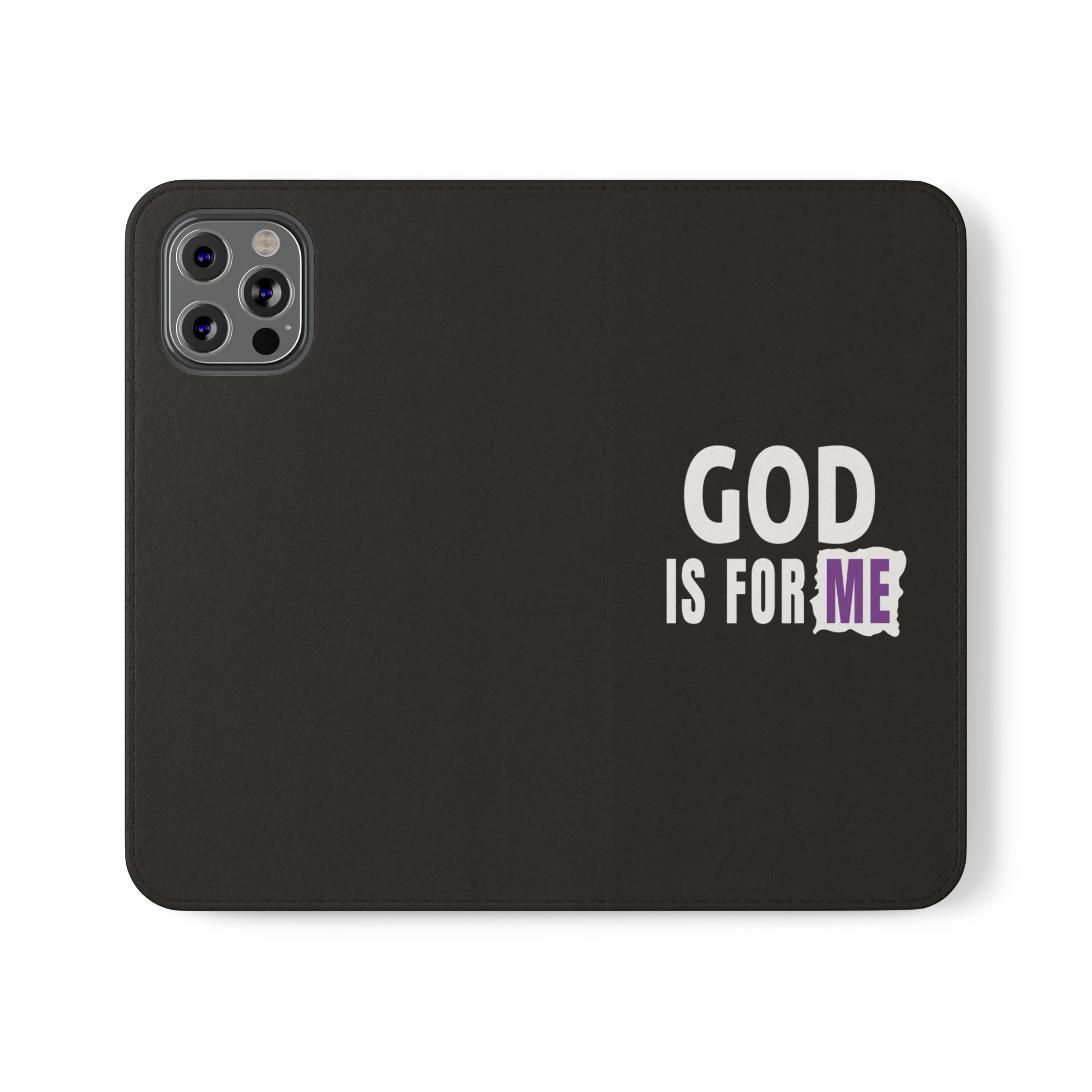 God Is For Me Christian Phone Flip Cases Printify