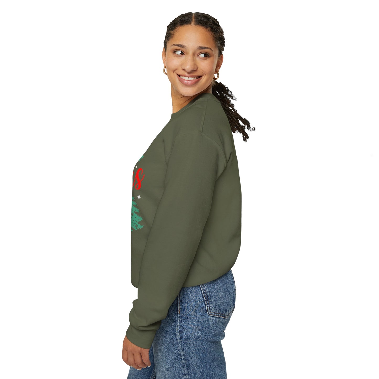 Christmas Is All About Jesus (Christmas Themed) Unisex Heavy Blend™ Crewneck Christian Sweatshirt