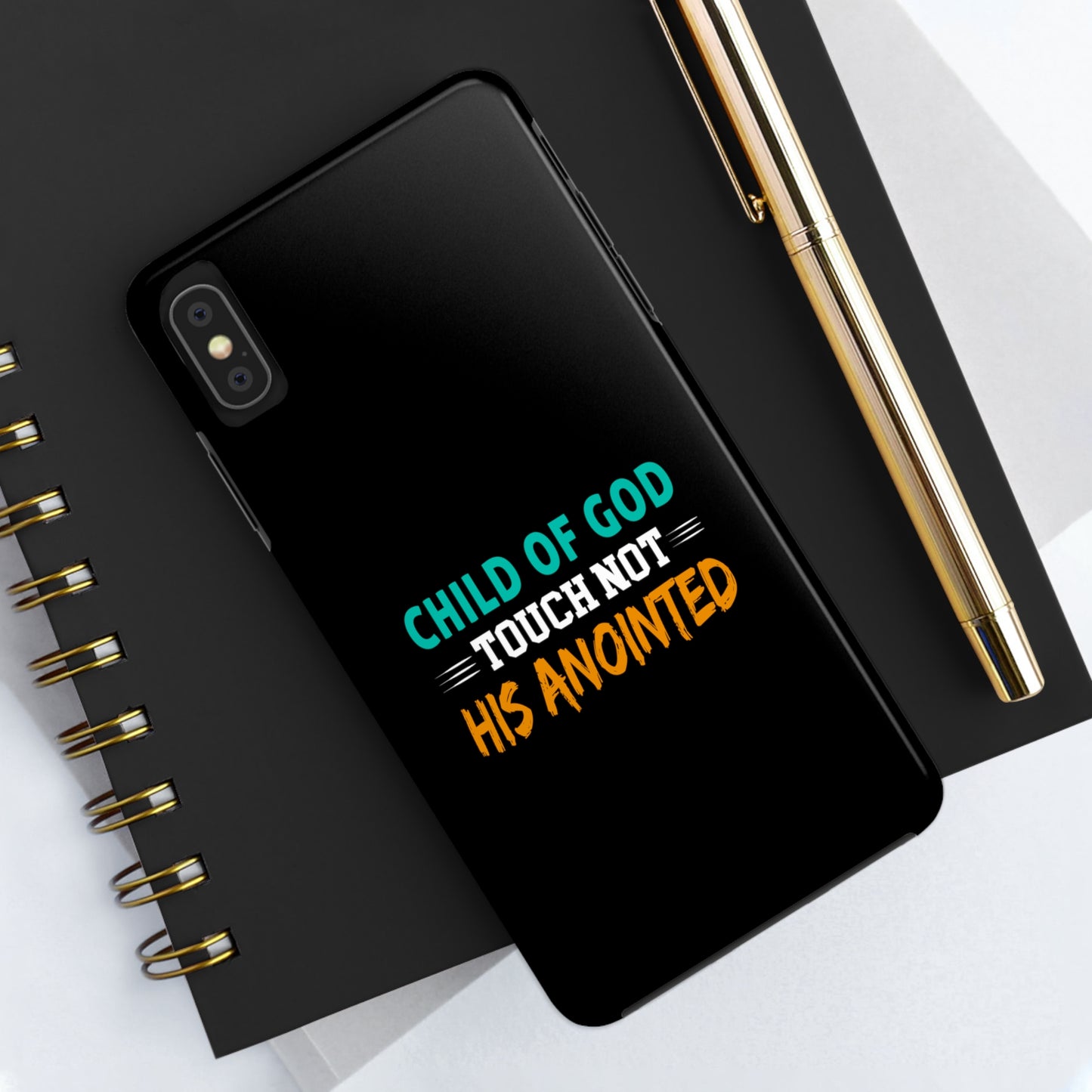 Child Of God Touch Not His Anointed Christian Phone Tough Phone Cases, Case-Mate Printify