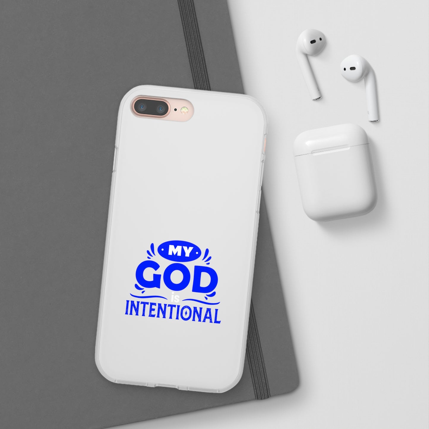 My God Is Intentional  Flexi Phone Case