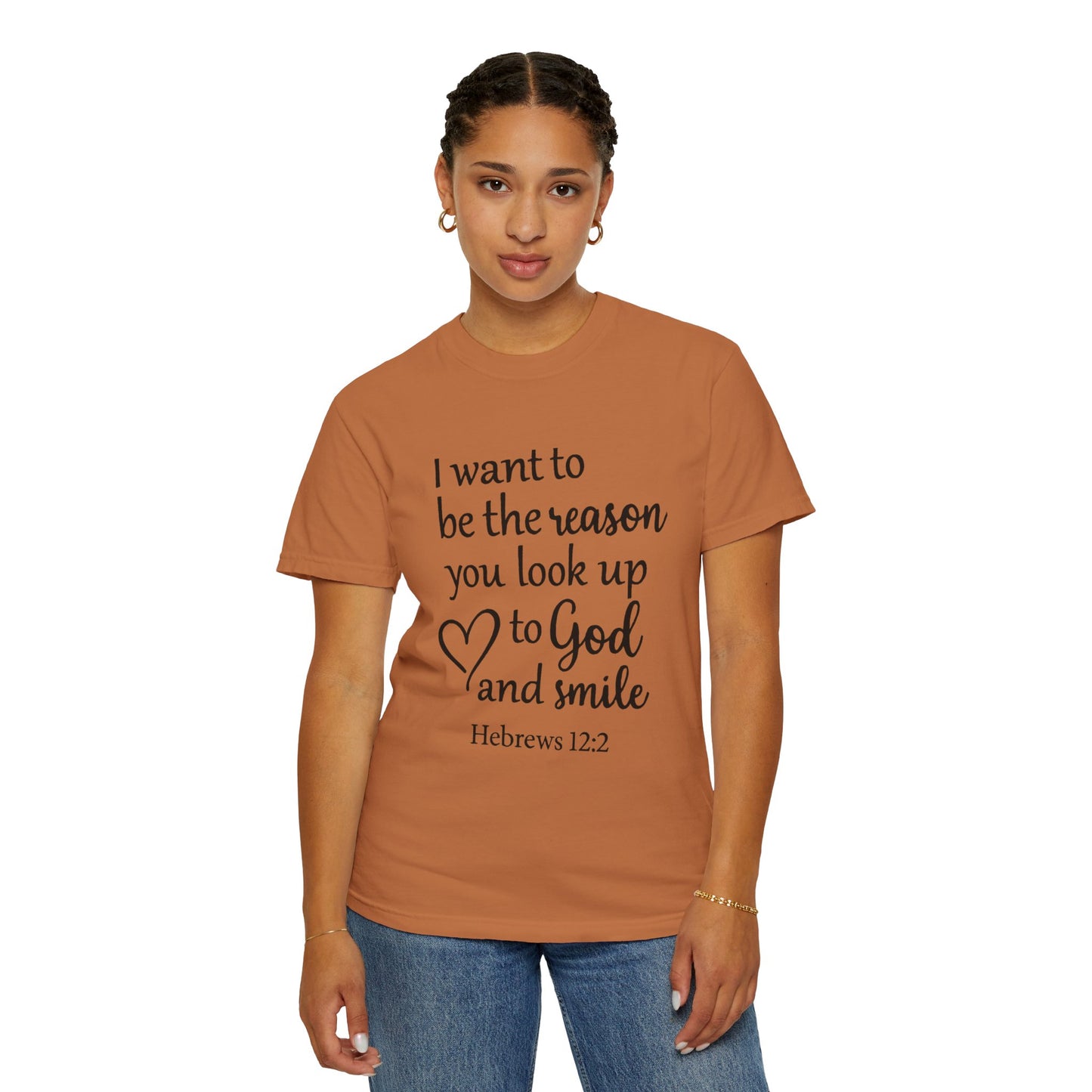 Inspirational Unisex T-Shirt -Smile, Faith-Based Apparel, Religious Gift, Christian Tee, Motivational Shirt, Everyday Wear