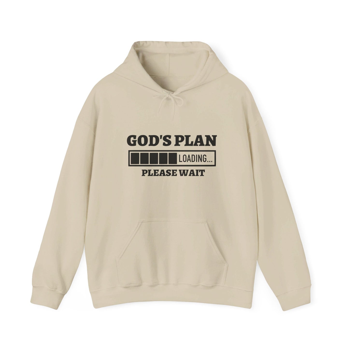 God's Plan Loading Unisex Christian Pullover Hooded Sweatshirt