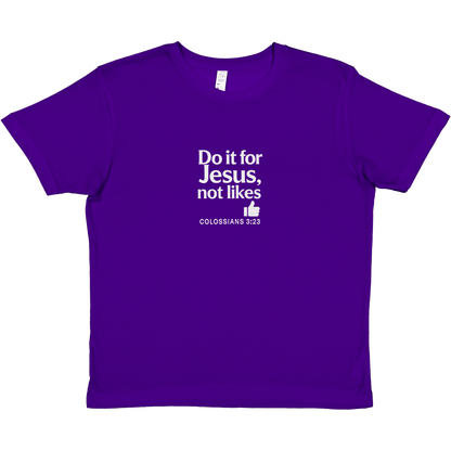 Do It For Him Youth Christian T-shirt - ClaimedbyGodDesigns