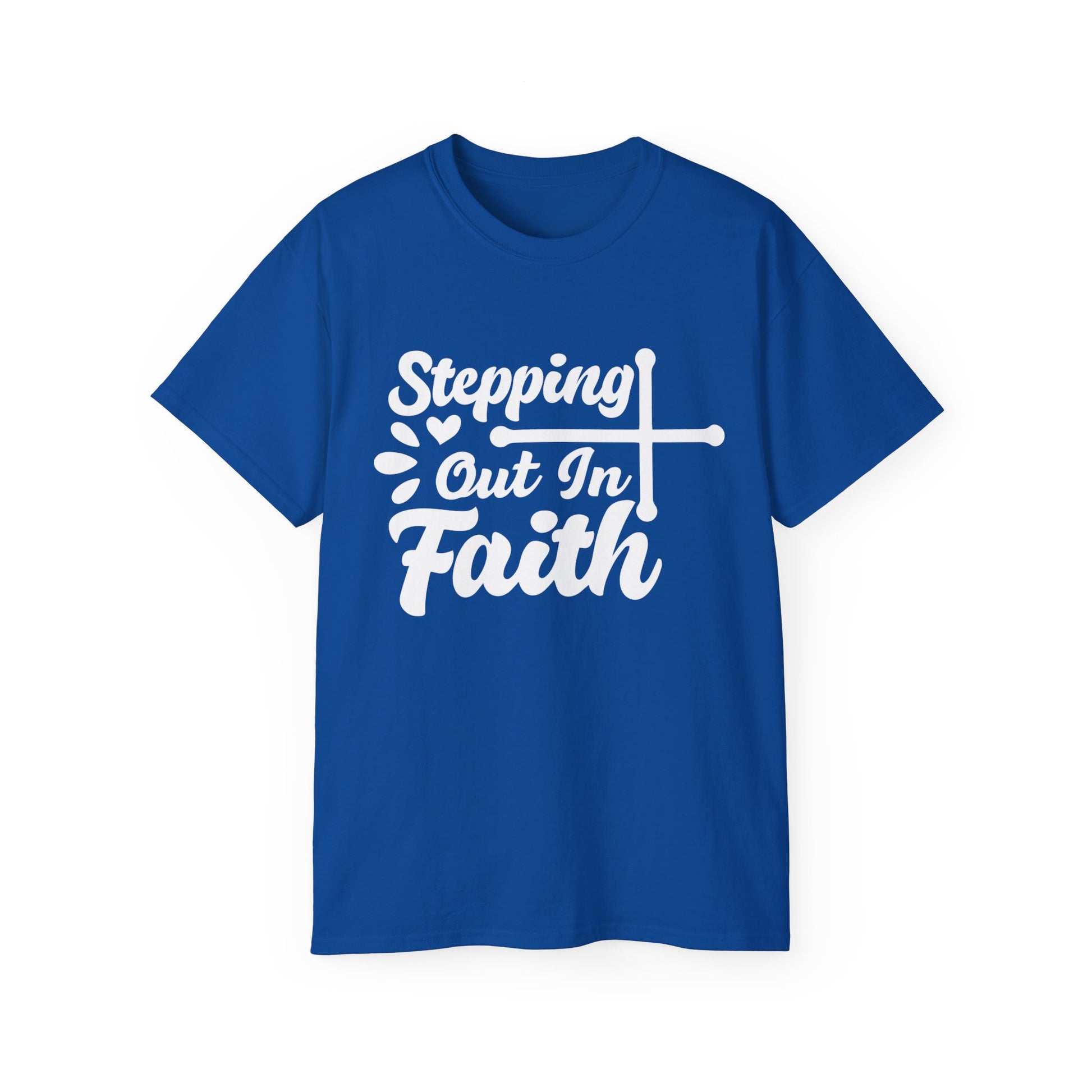 STEPPING OUT IN FAITH Unisex Christian Ultra Cotton Tee Printify