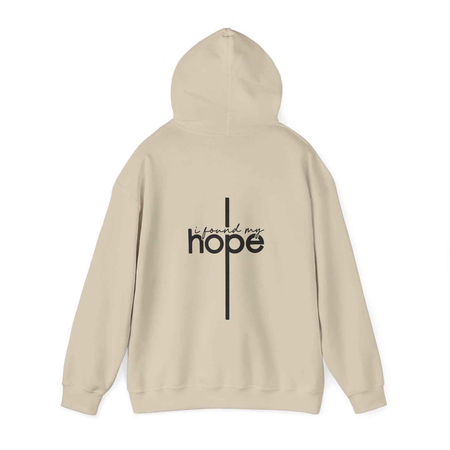 Jesus I Found My Hope  Unisex Christian Hooded Pullover Sweatshirt