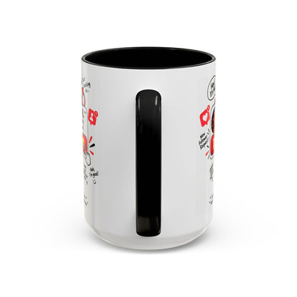 Decline the Devil Coffee Mug — "The Devil Has Requested to Follow You" (James 4:7)
