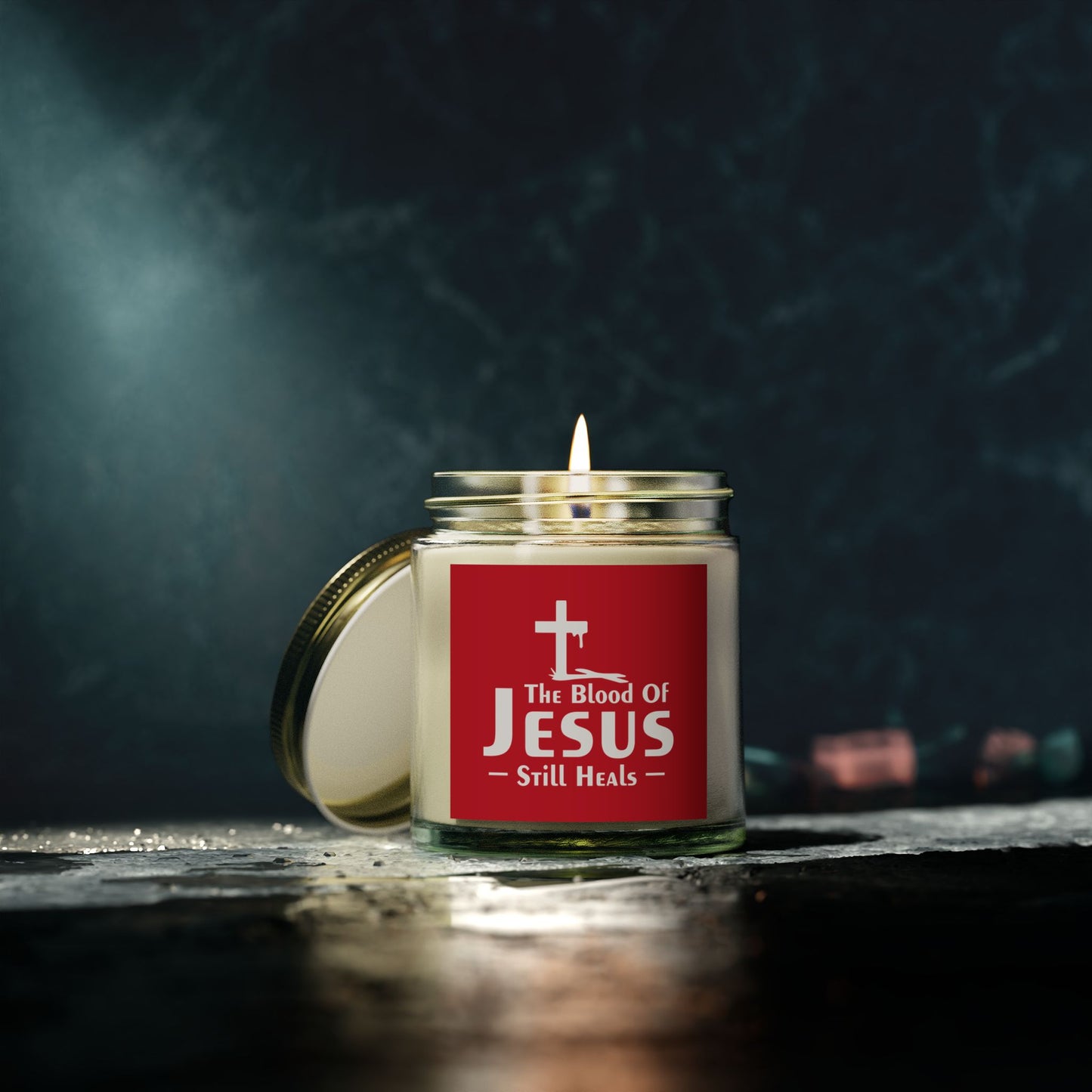 The Blood Of Jesus Still Heals Christian Scented Candle (4oz, 9oz)