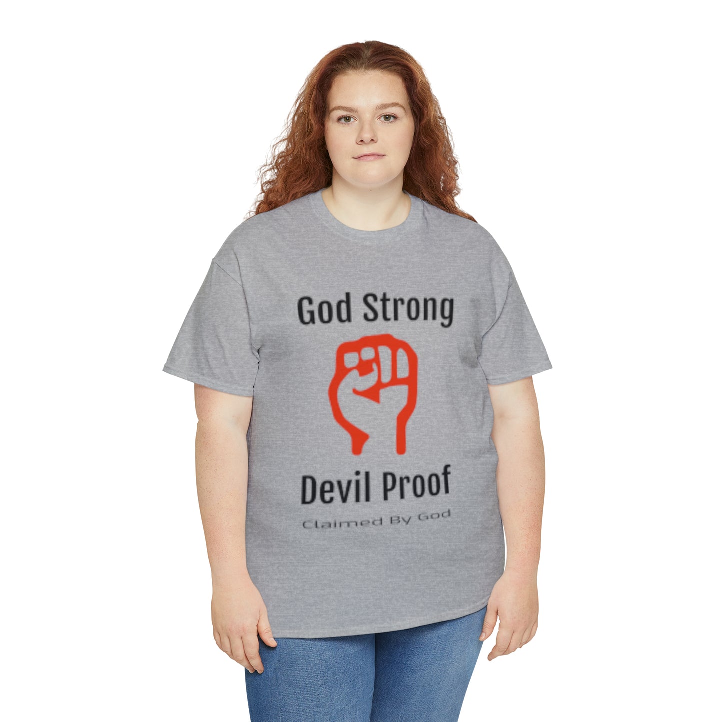 God Strong Devil Proof Unisex Heavy Cotton Tee