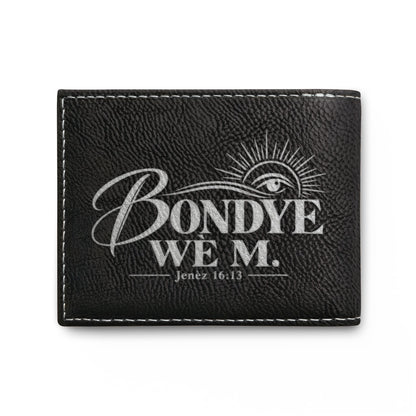 Bondye Wè M. Kreyòl Christian RFID wallet, view 11