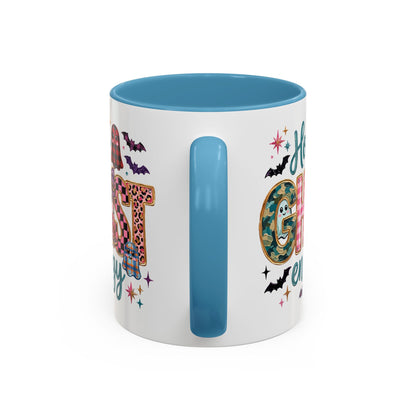 Accent Christian Coffee Mug — "Holy Ghost Energy" Halloween Cute Spooky Ceramic Mug (11/15oz)