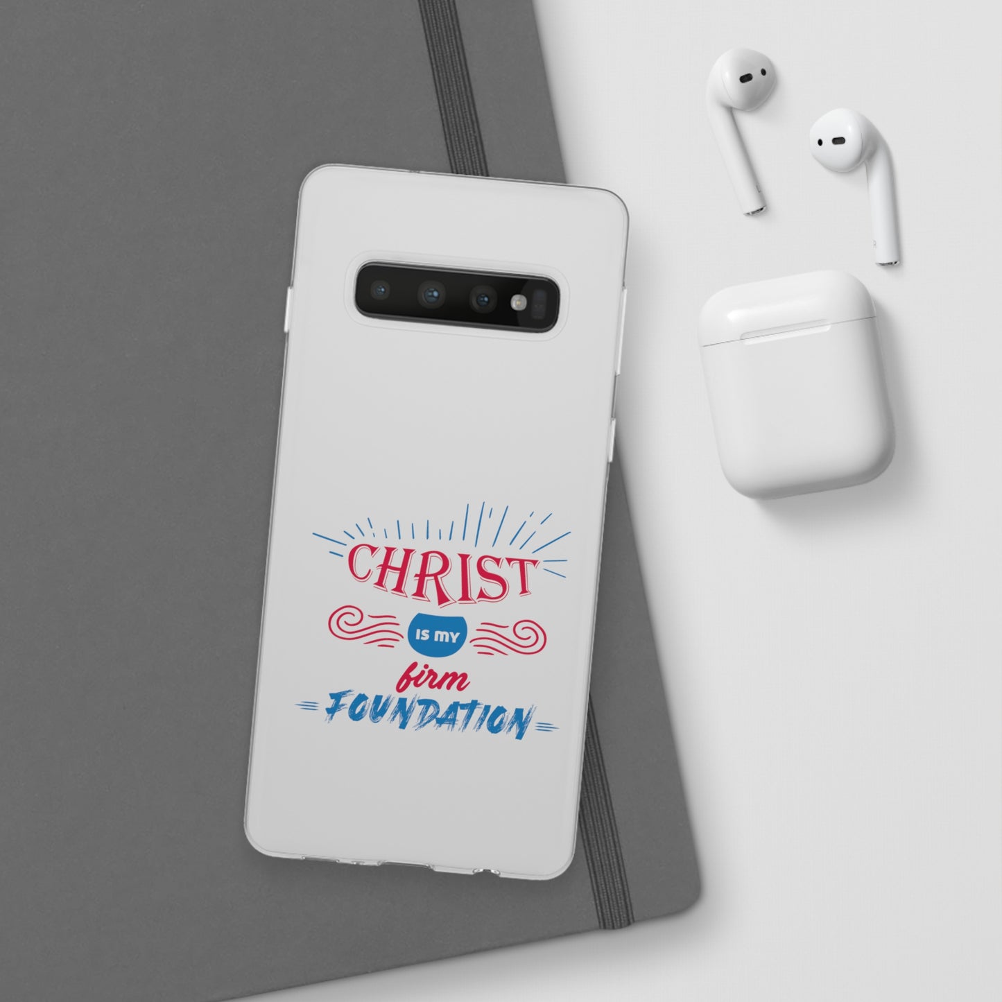 Christ Is My Firm Foundation Flexi Phone Case