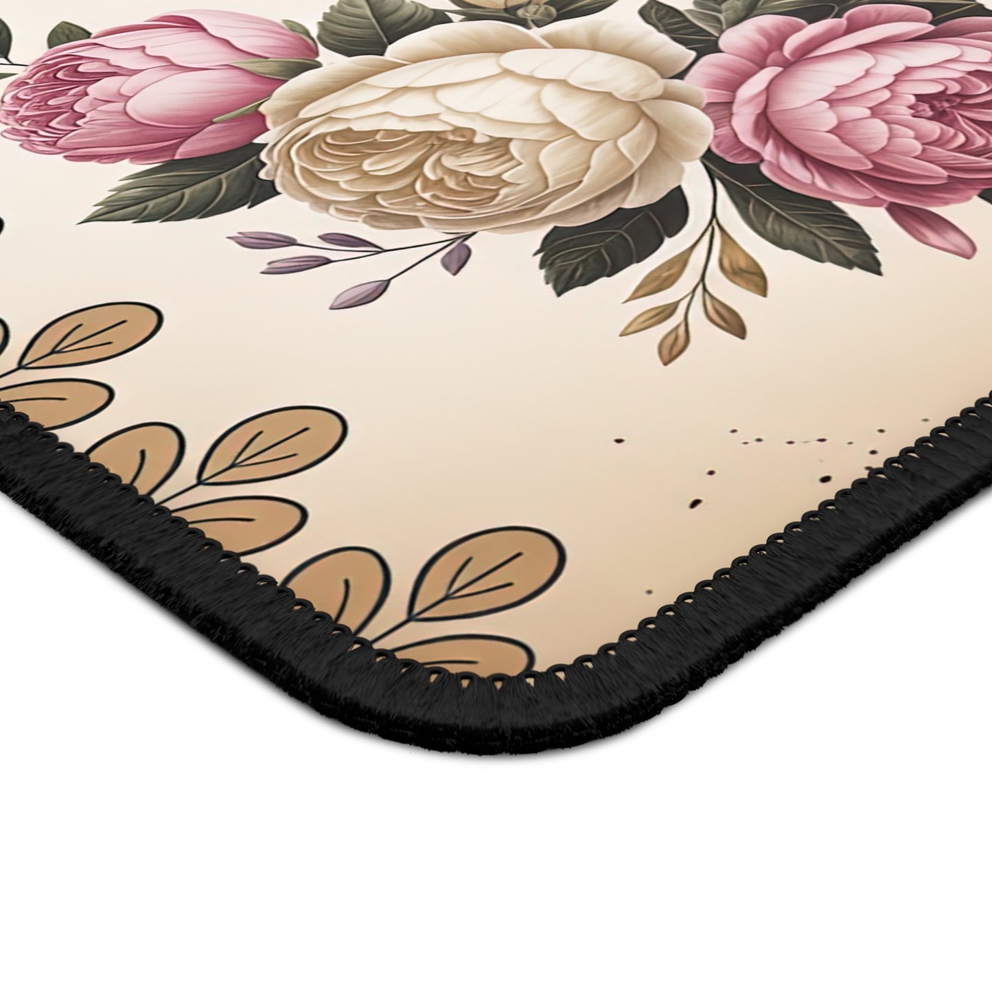 Floral Inspirational Gaming Mouse Pad - 'Trust in the Lord with all your Heart' - Proverbs 3:5