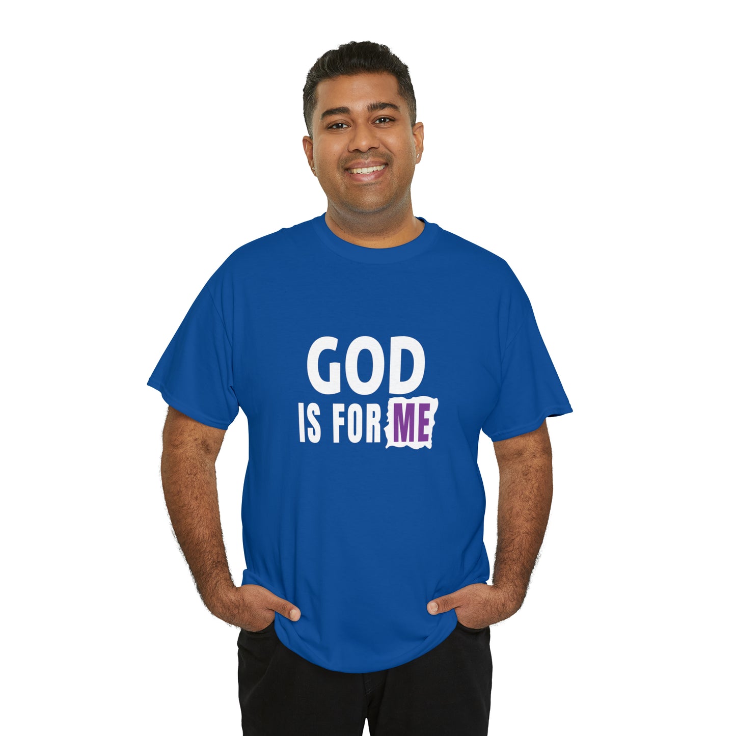 God Is For Me Unisex Heavy Cotton Tee Printify