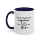 Christian Ceramic Mug- He Has Confidence In Me Accent Coffee Mug (11, 15oz)