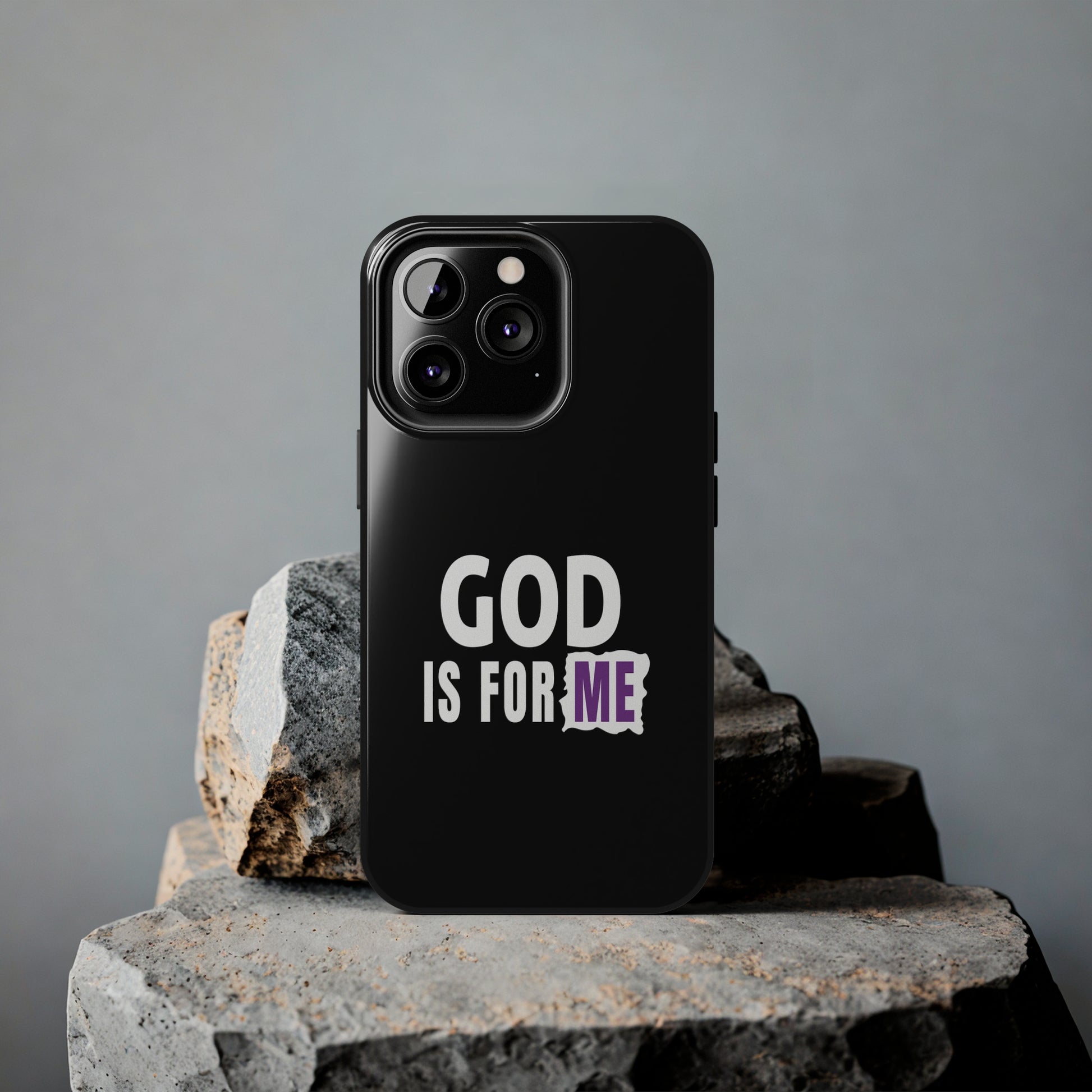 God Is For Me Christian Phone Tough Phone Cases, Case-Mate Printify
