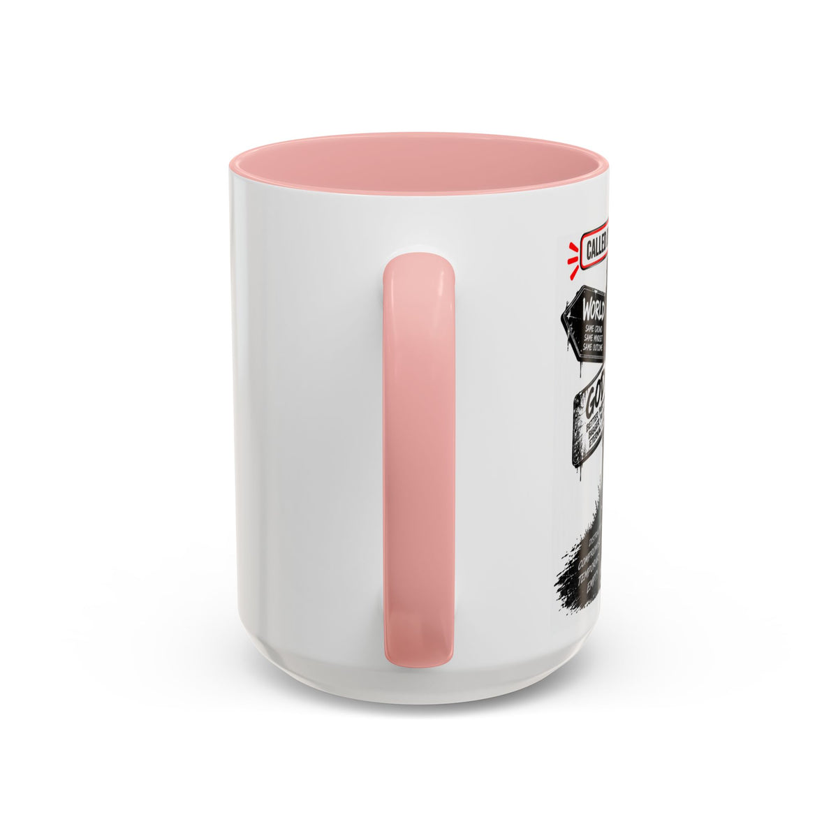 Different On Purpose Personalized Christian Coffee Mug — Called by Name Accent Mug (15oz)