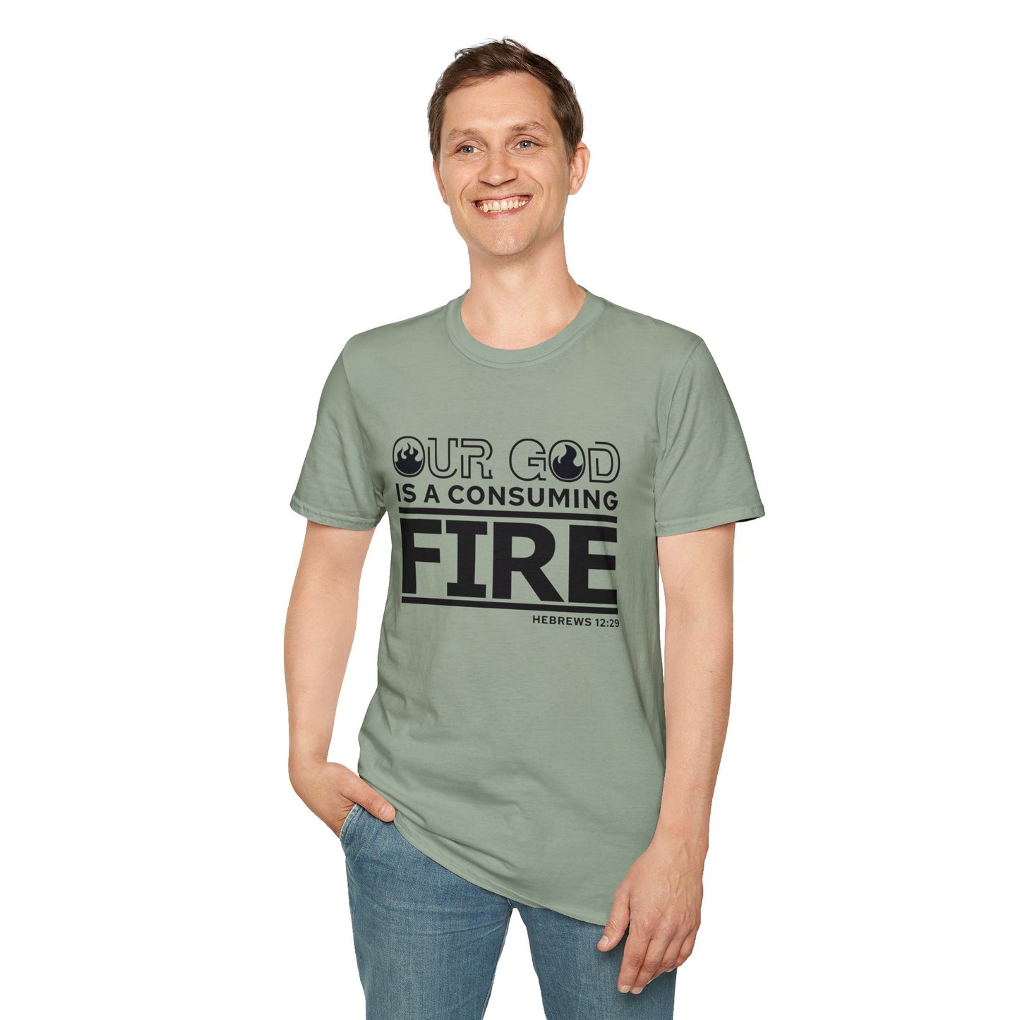 Our God Is A Consuming Fire Christian Unisex T-shirt