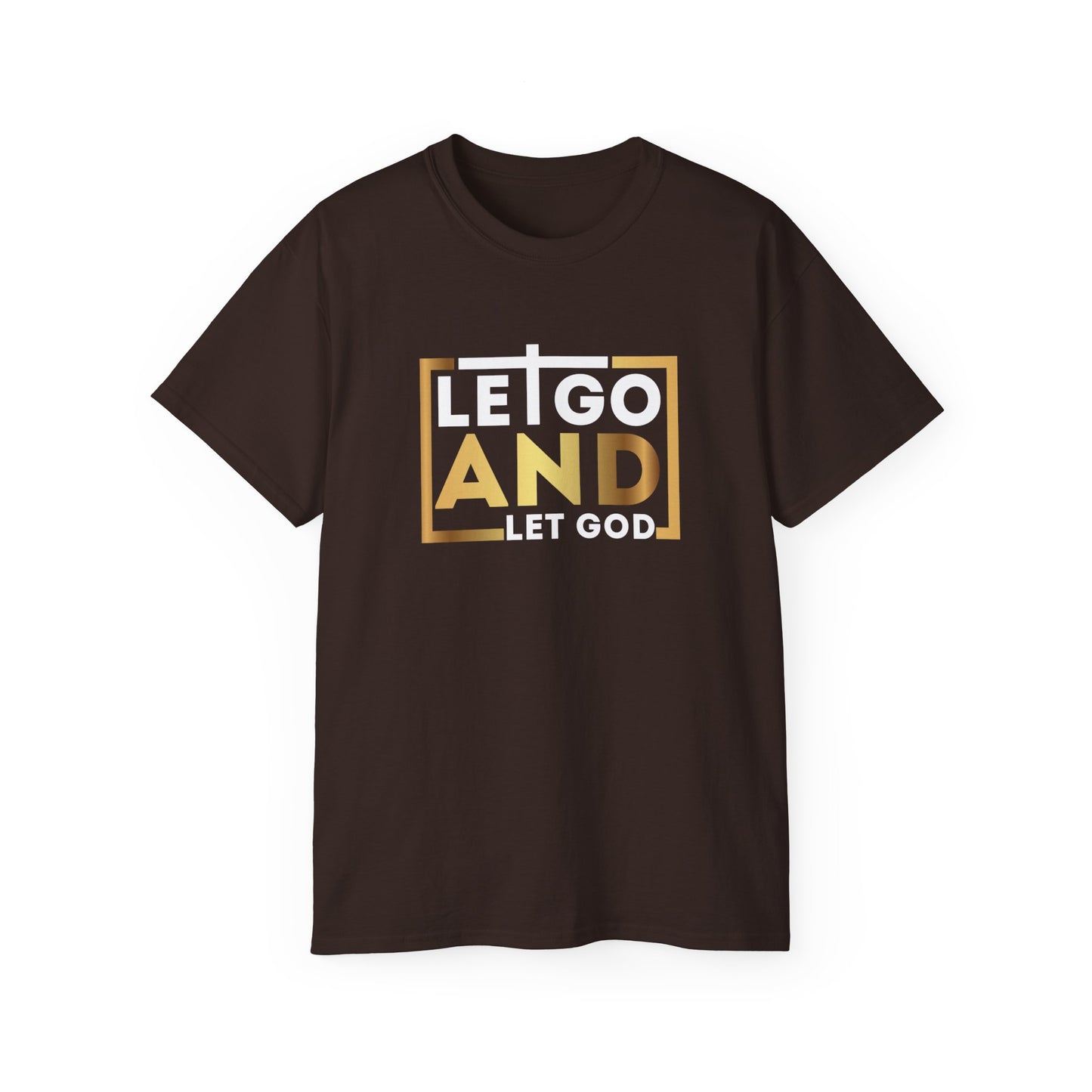 Let Go And Let God Unisex Christian Ultra Cotton Tee Printify