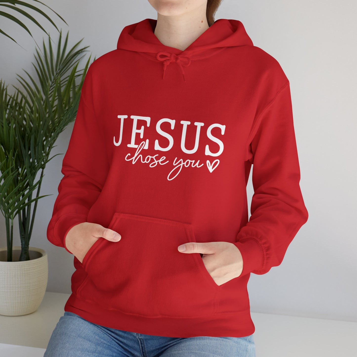 Jesus Chose You (2) Unisex Christian Pullover Hooded Sweatshirt