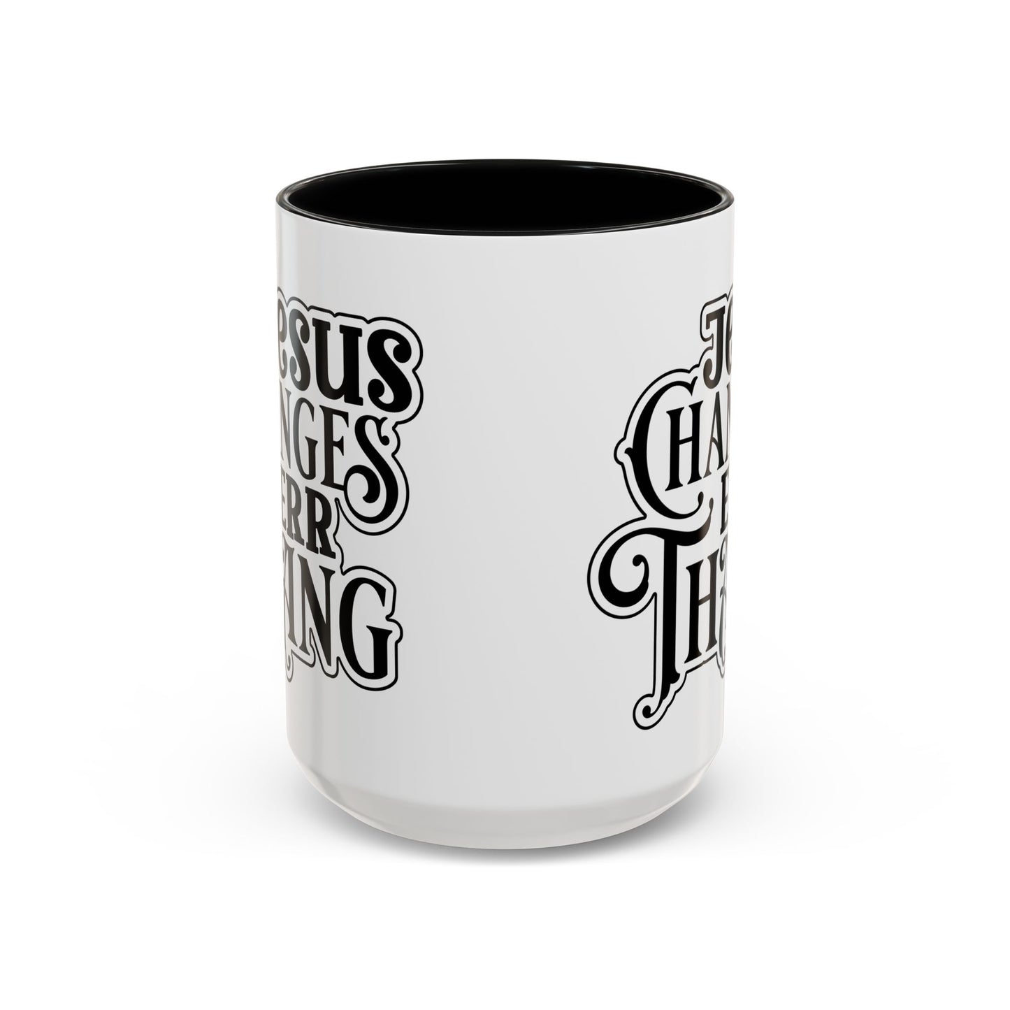 Inspirational Coffee Accent Mug - "He Changes Err Thang" - Perfect for Devotion and Gifts