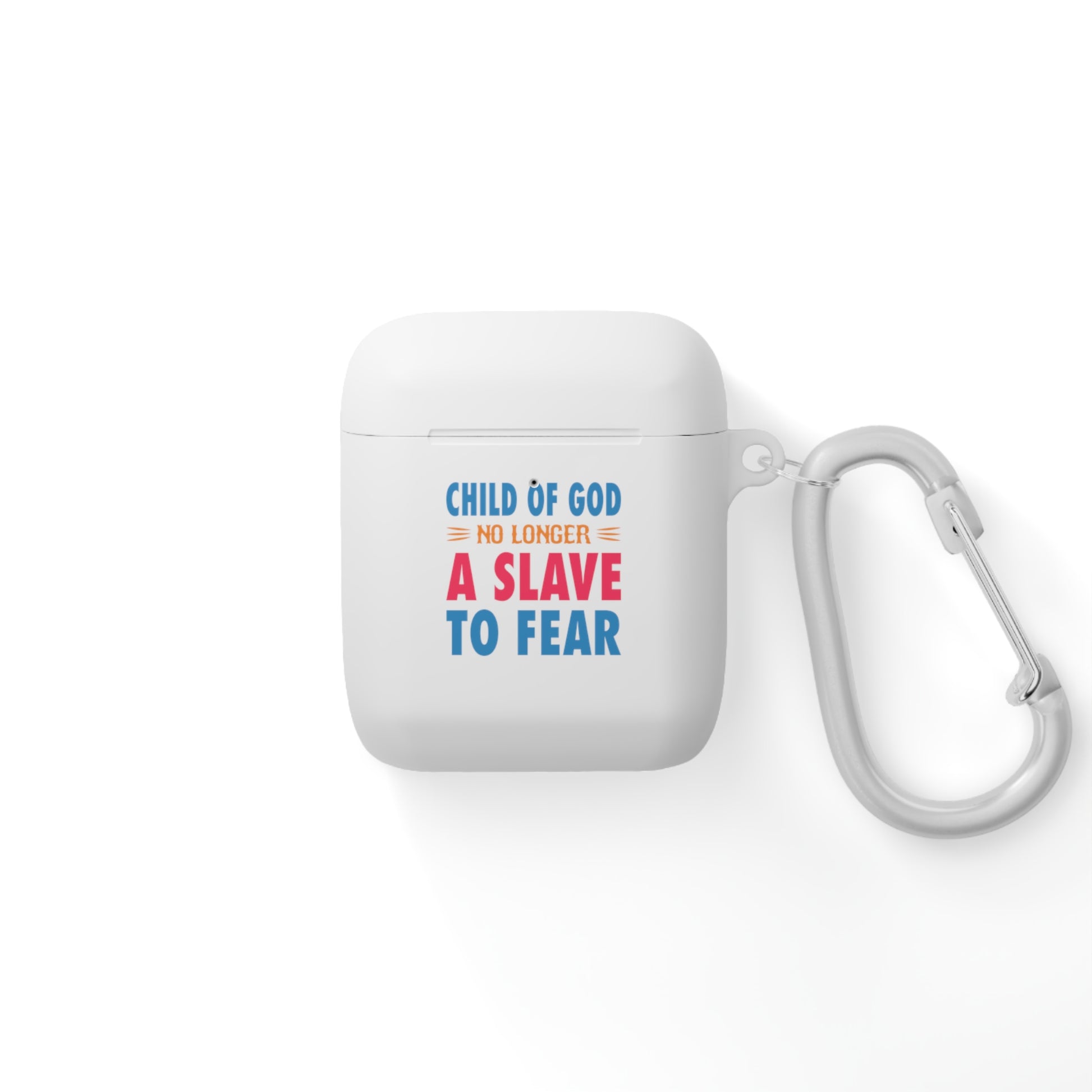 Child Of God No Longer A Slave To Fear Christian Airpod / Airpods Pro Case cover Printify