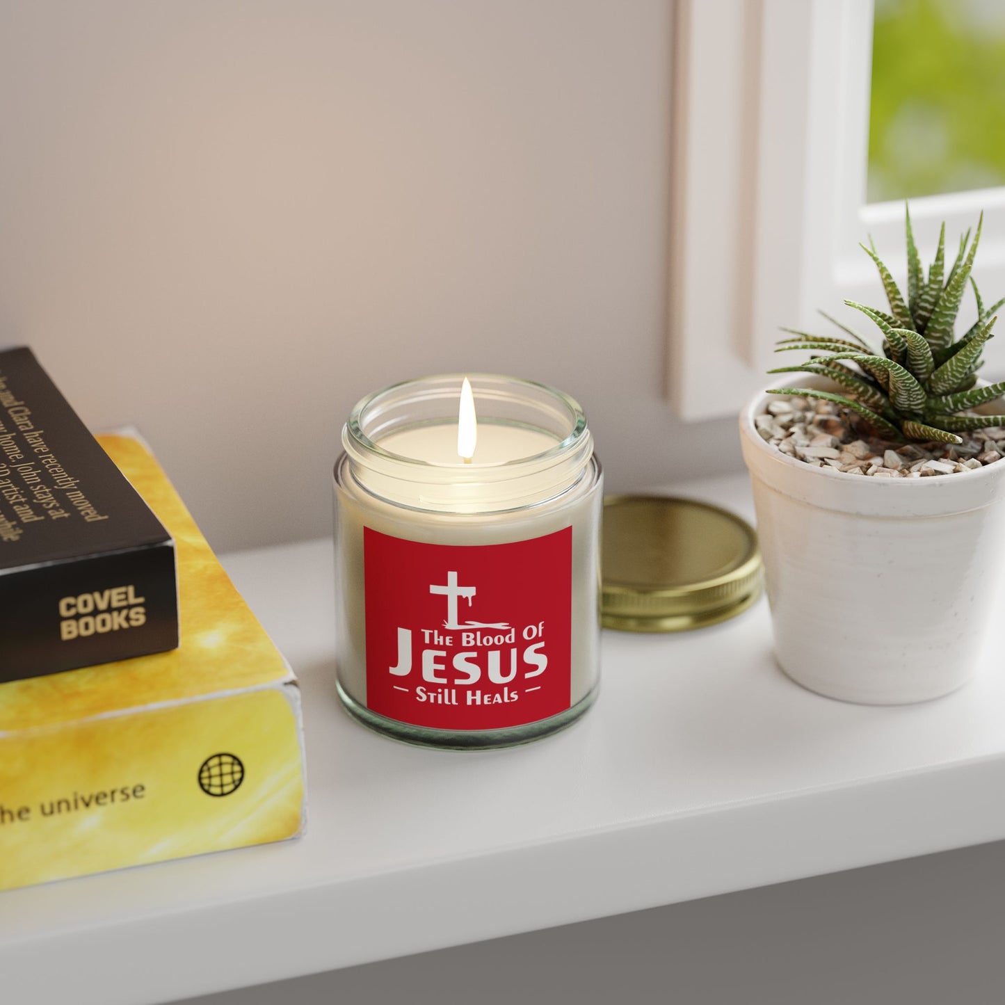 The Blood Of Jesus Still Heals Christian Scented Candle (4oz, 9oz)