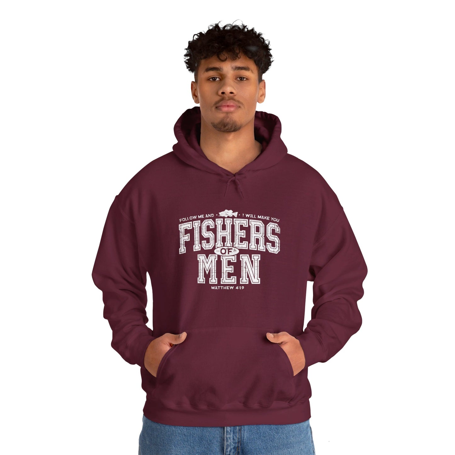 Fishers Of Men Unisex Christian Pullover Hooded Sweatshirt