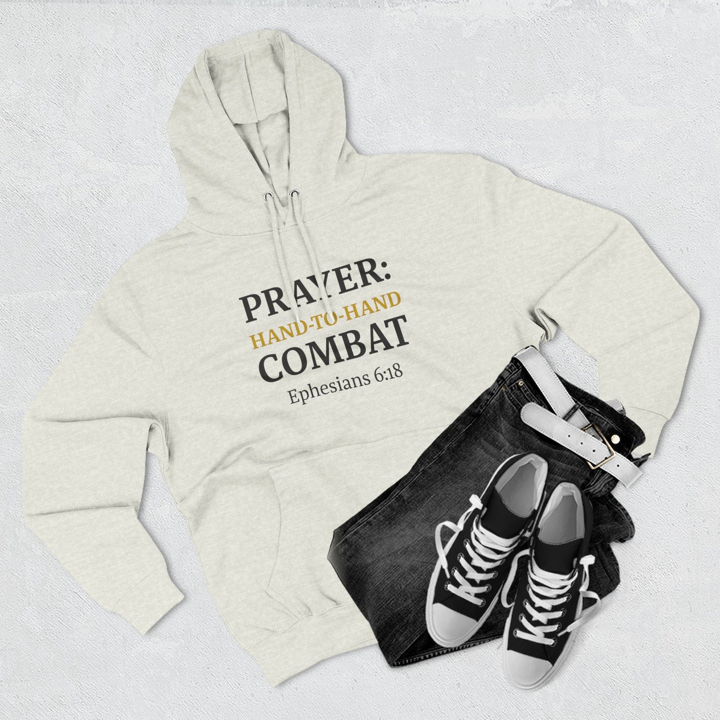 Inspirational Prayer Hoodie, Fleece Hoodie for Faith, Christian Gift, Casual Wear, Comfortable Style, Spiritual Quote Clothing - ClaimedbyGodDesigns
