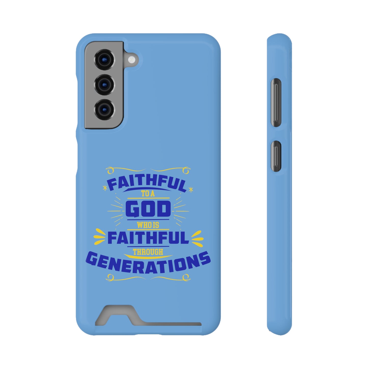 Faithful To A God Who Is Faithful Through Generations Phone Case With Card Holder