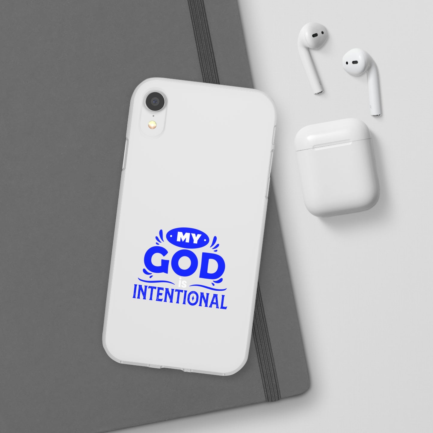 My God Is Intentional  Flexi Phone Case