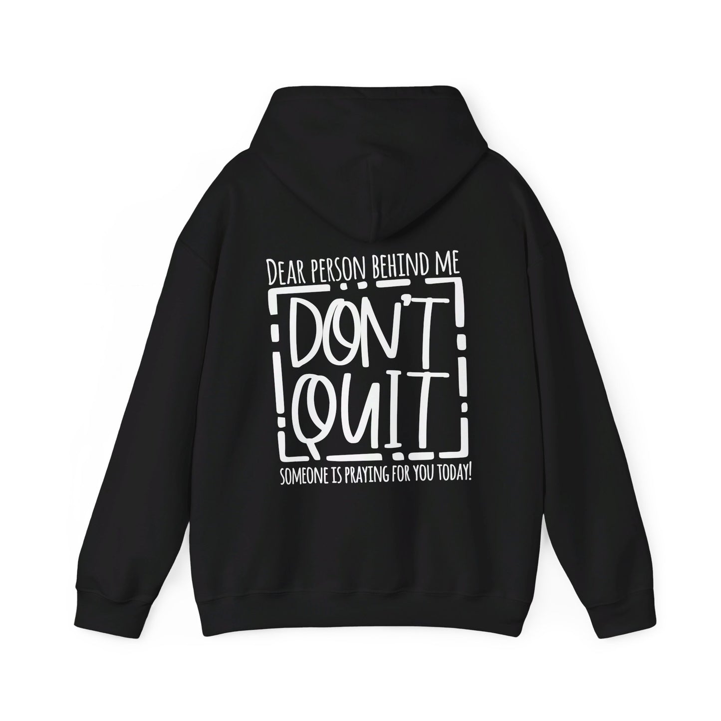 Pray For One Another Don't Quit Unisex Christian Pullover Hooded Sweatshirt