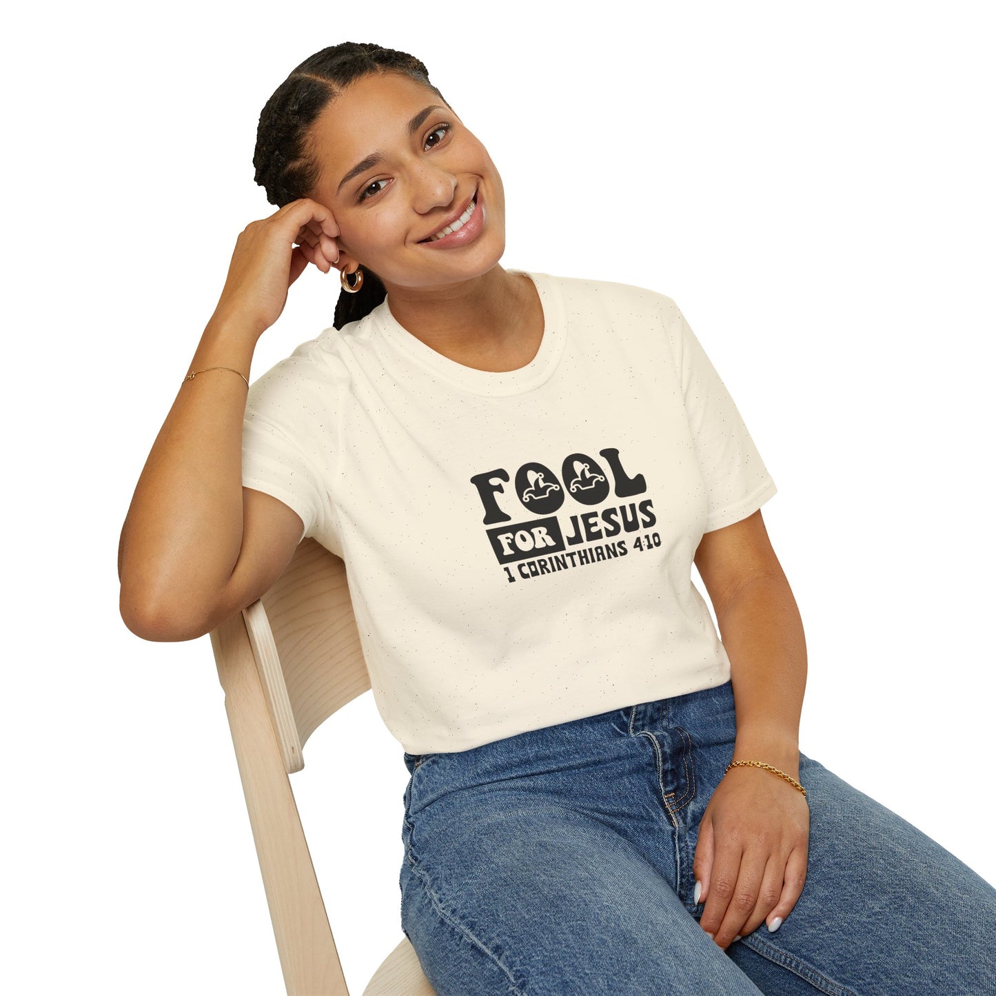 Fool For Jesus Funny Unisex Christian T-shirt