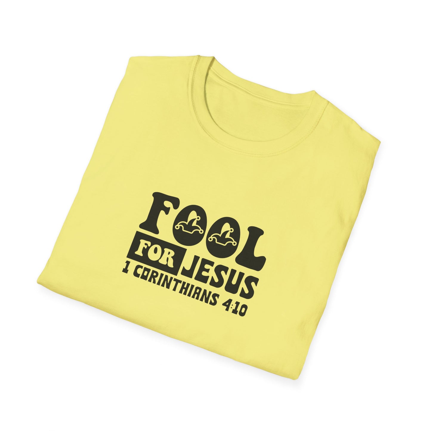 Fool For Jesus Funny Unisex Christian T-shirt