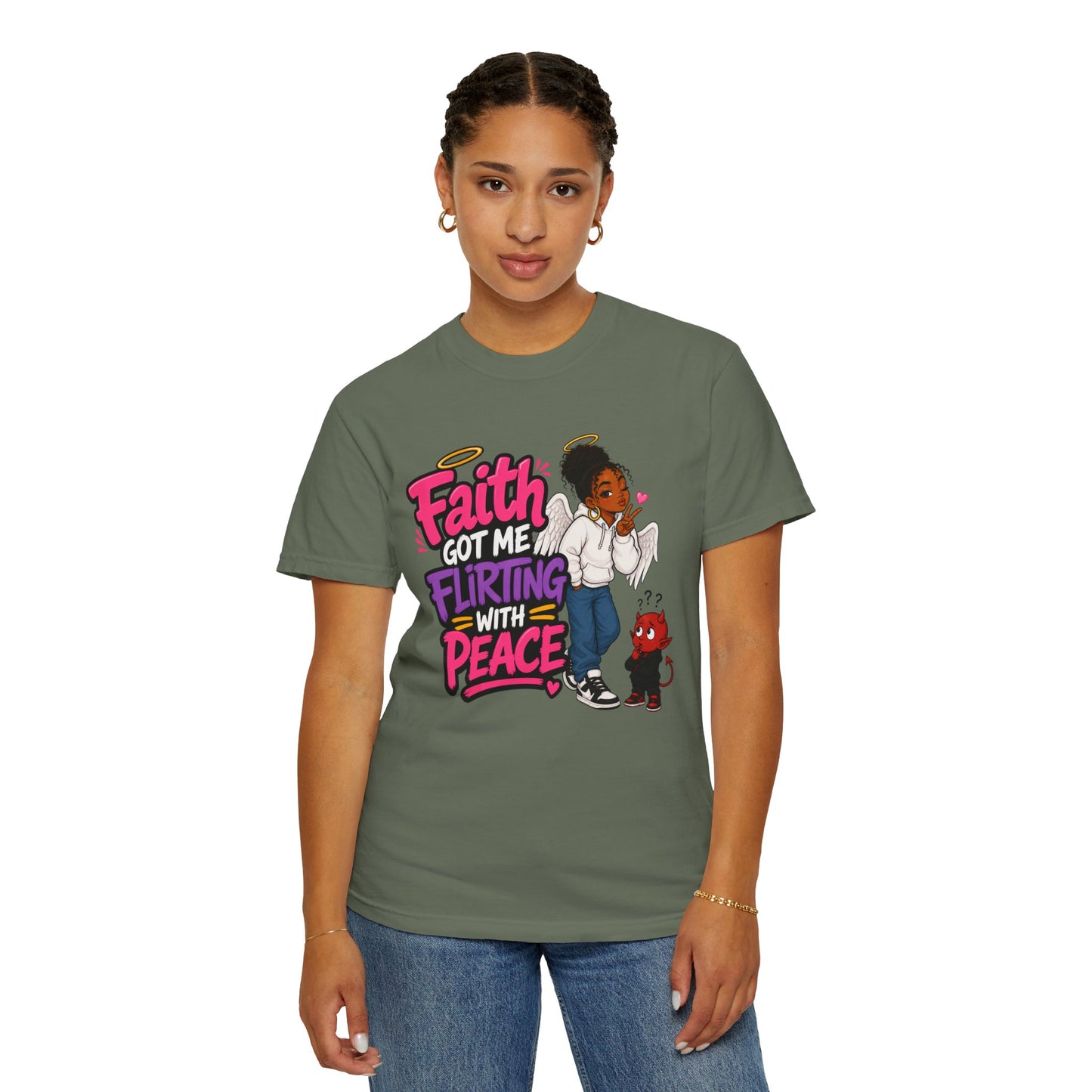 Faith Got Me Flirting With Peace T-Shirt