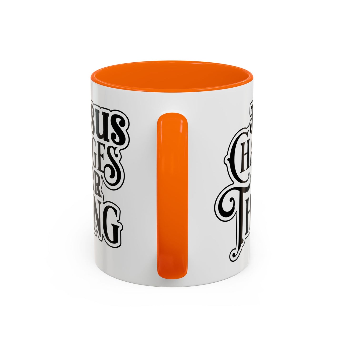 Inspirational Coffee Accent Mug - "He Changes Err Thang" - Perfect for Devotion and Gifts