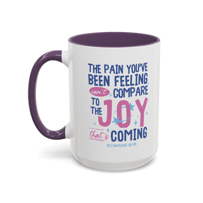 Inspirational Coffee Mug - Joyful Encouragement with Romans 8:18