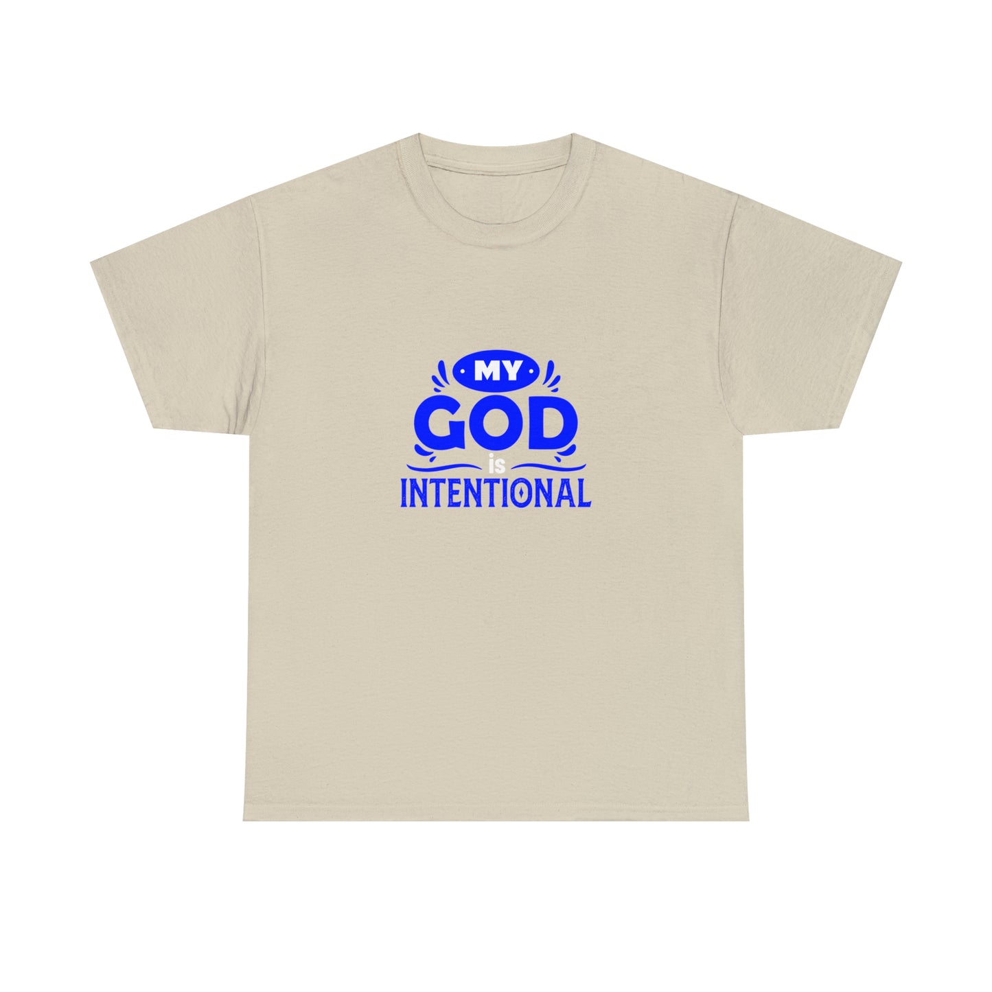 My God Is Intentional Unisex Heavy Cotton Tee