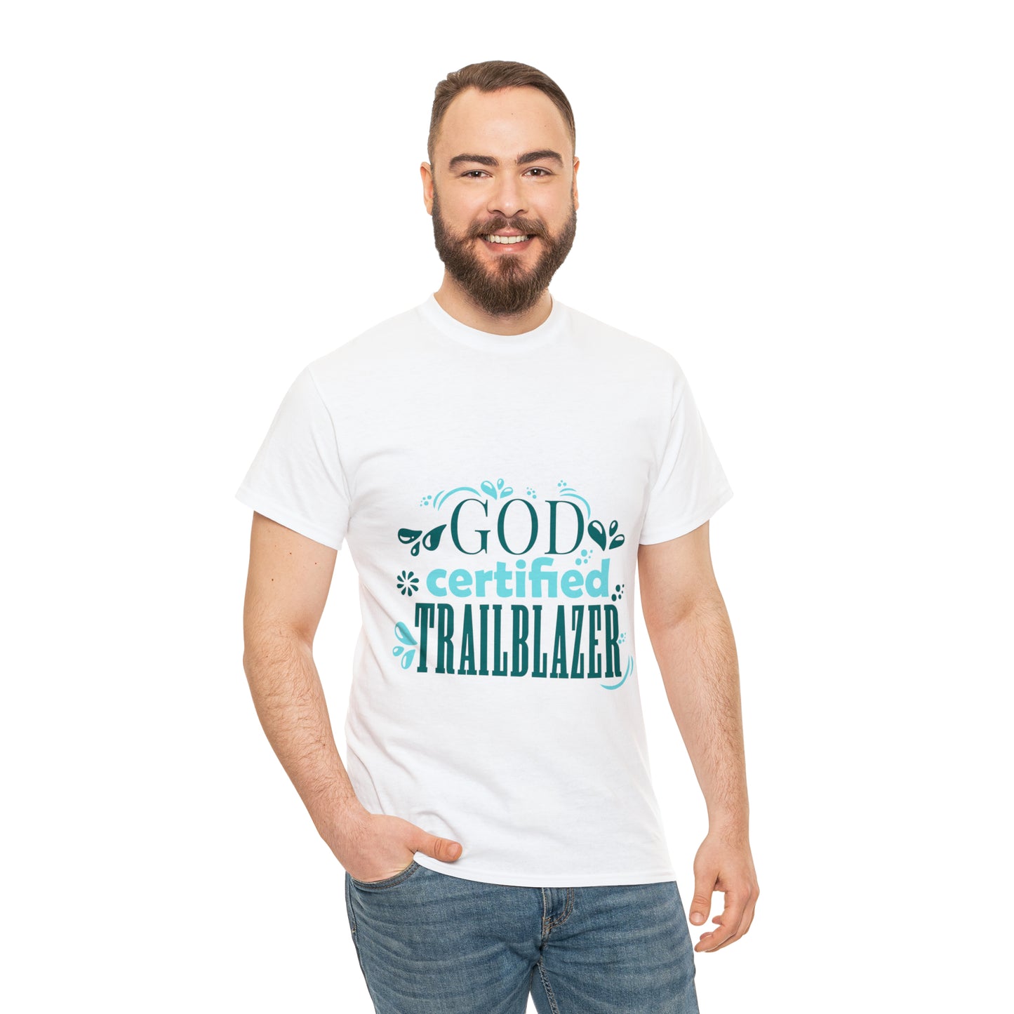 God Certified Trailblazer Unisex Heavy Cotton Tee