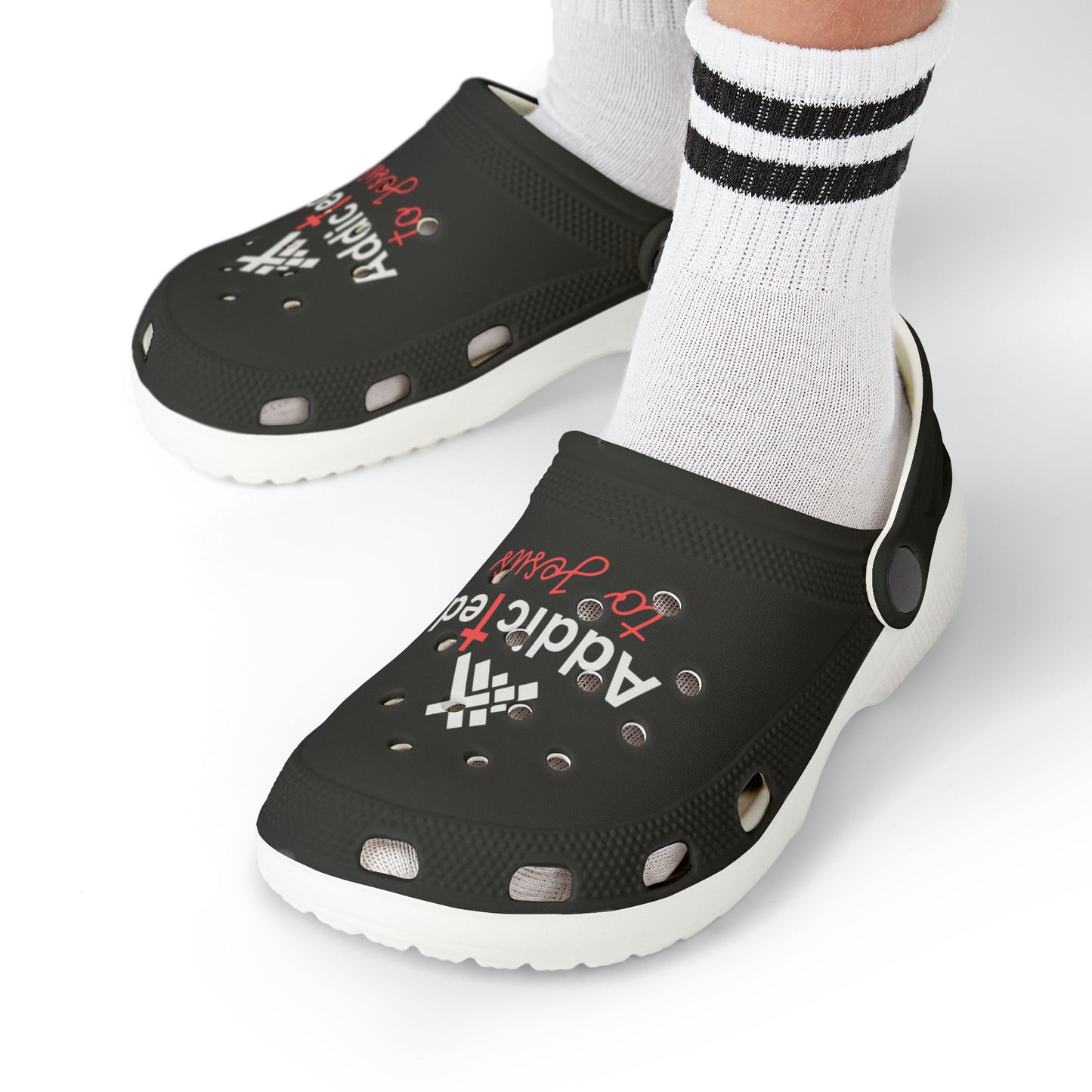 Kid's EVA Foam Clogs - Addicted To Jesus Design