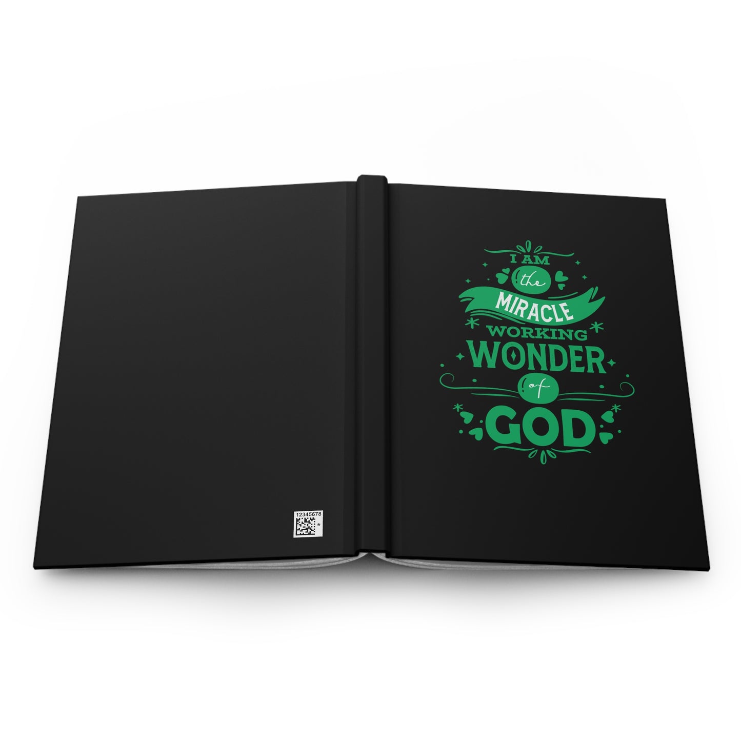 I Am The Miracle Working Wonder Of God Hardcover Journal Matte