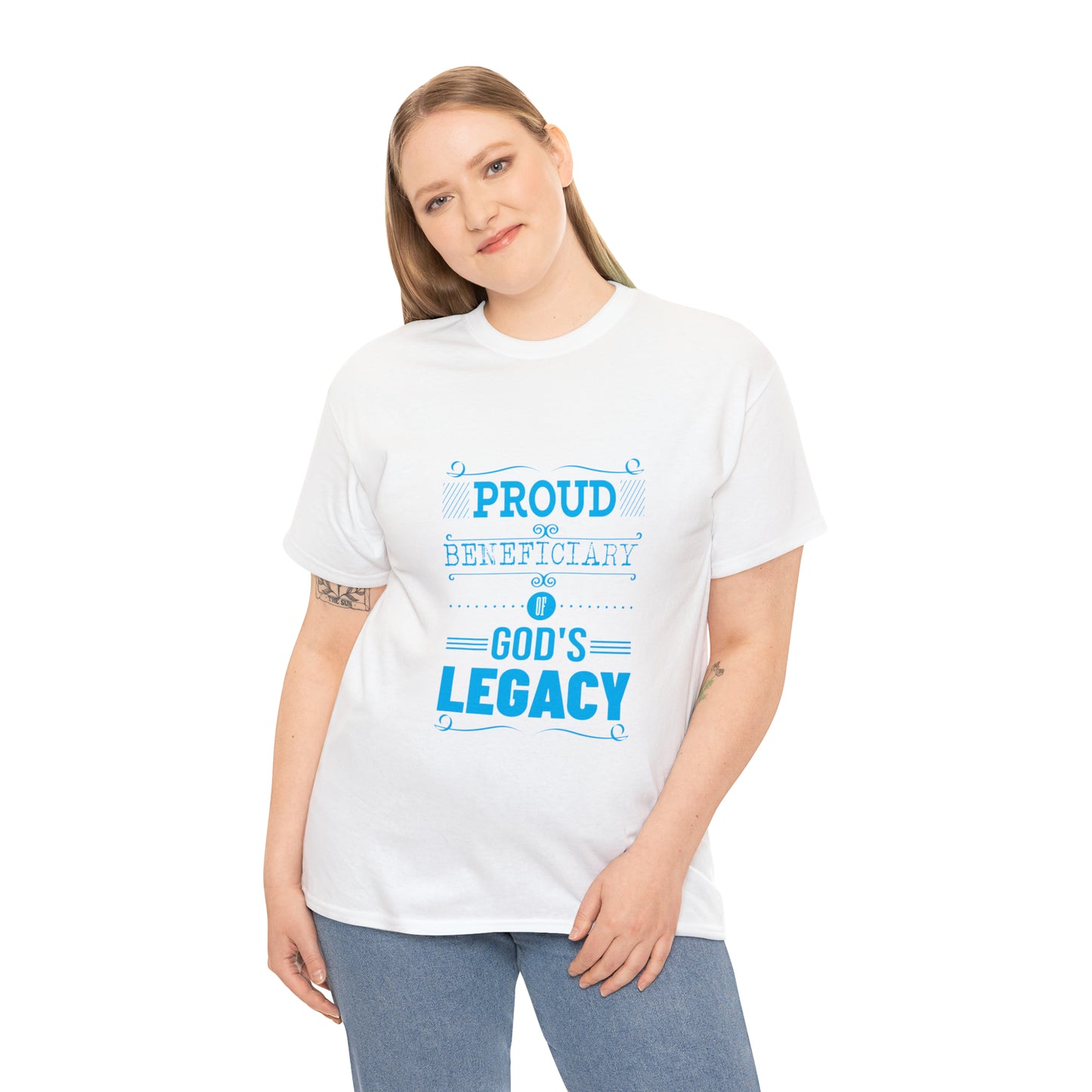 Proud Beneficiary Of God's Legacy Unisex Heavy Cotton Tee