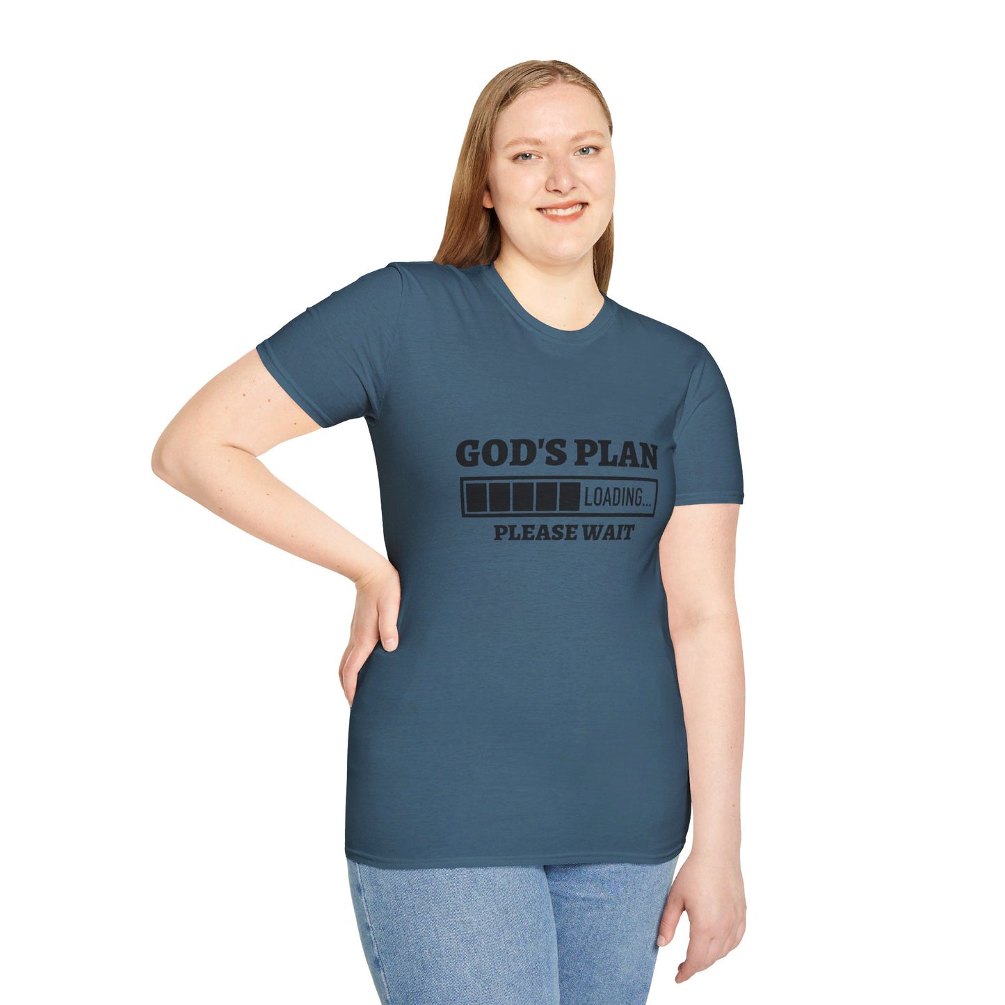 God's Plan Loading Unisex Christian T-shirt