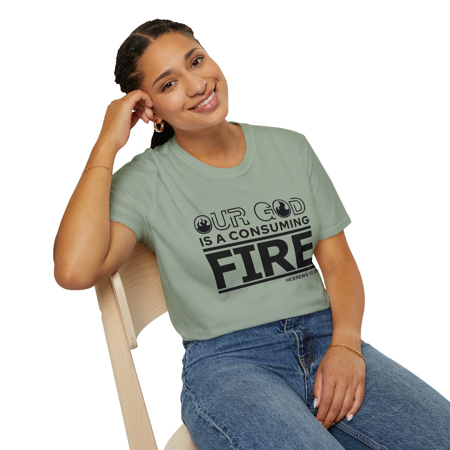 Our God Is A Consuming Fire Christian Unisex T-shirt